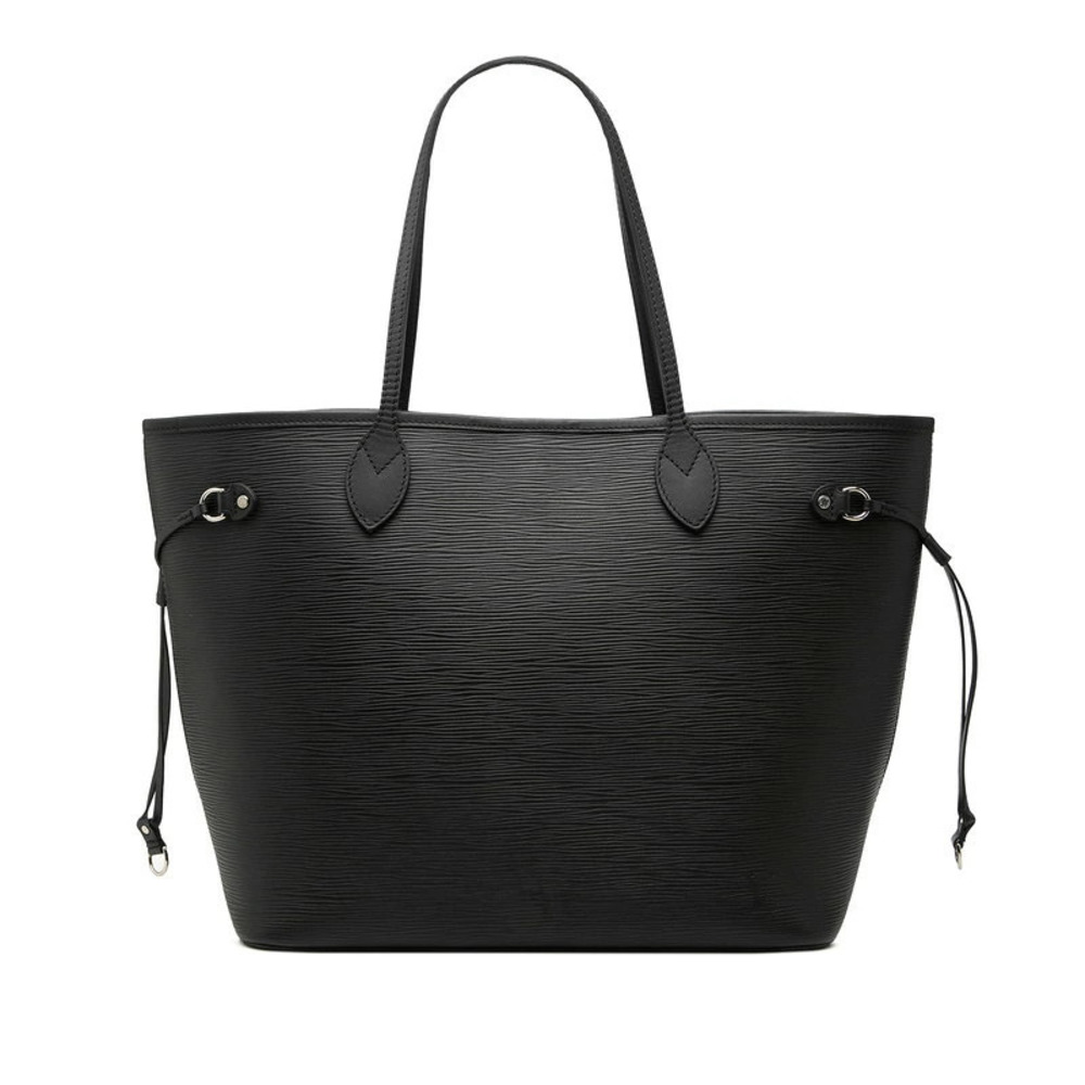 Louis Vuitton Epi Neverfull Tote Bag Handbag Noir Black Leather